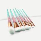 Shein Ombre Handle Soft Makeup Brushes 7pcs