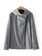 Shein Oversized Collar Wool Blend Coat