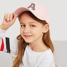 Shein Girls Glitter Patch Baseball Cap