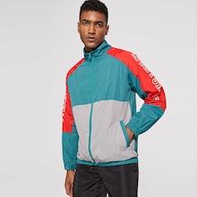 Shein Men Letter Print Cut And Sew Windbreaker Jacket