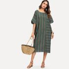 Shein Stripe Tunic Dress