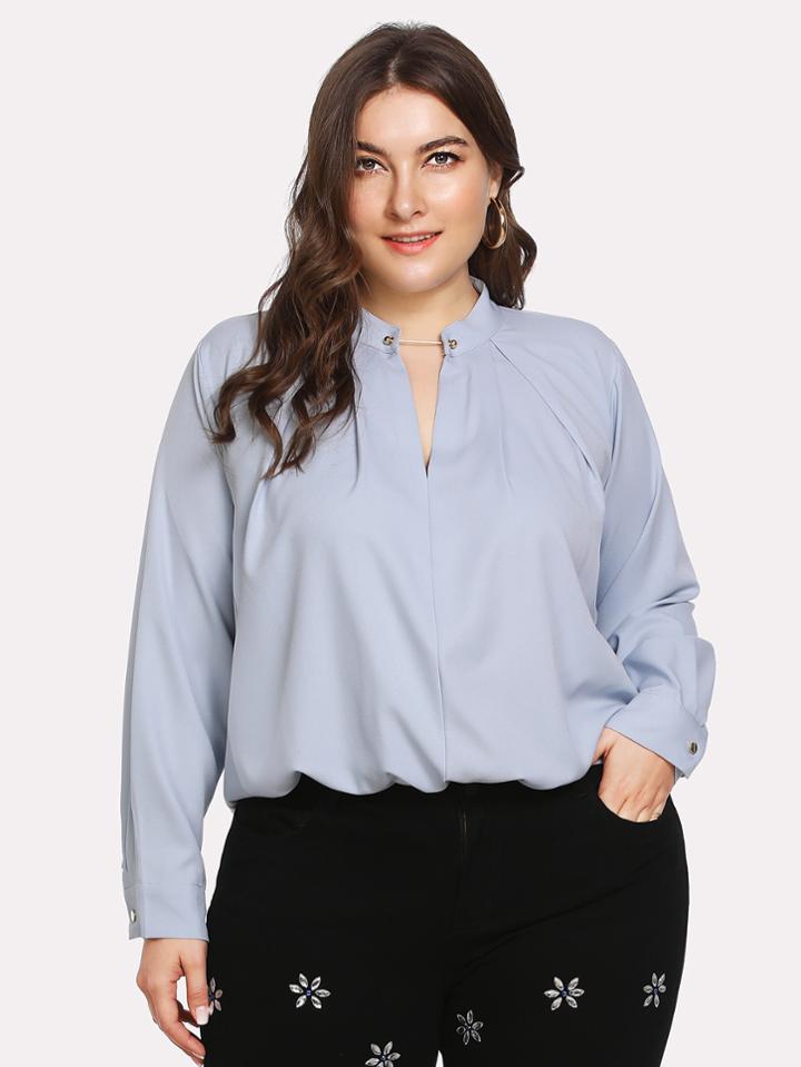 Shein Metal Embellished Blouse