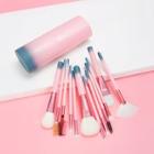 Shein Ombre Handle Makeup Brush With Case 13pcs