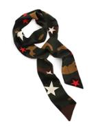 Shein Star Print Skinny Camouflage Scarf