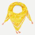 Shein Girls Tassel Decorated Floral Scarf