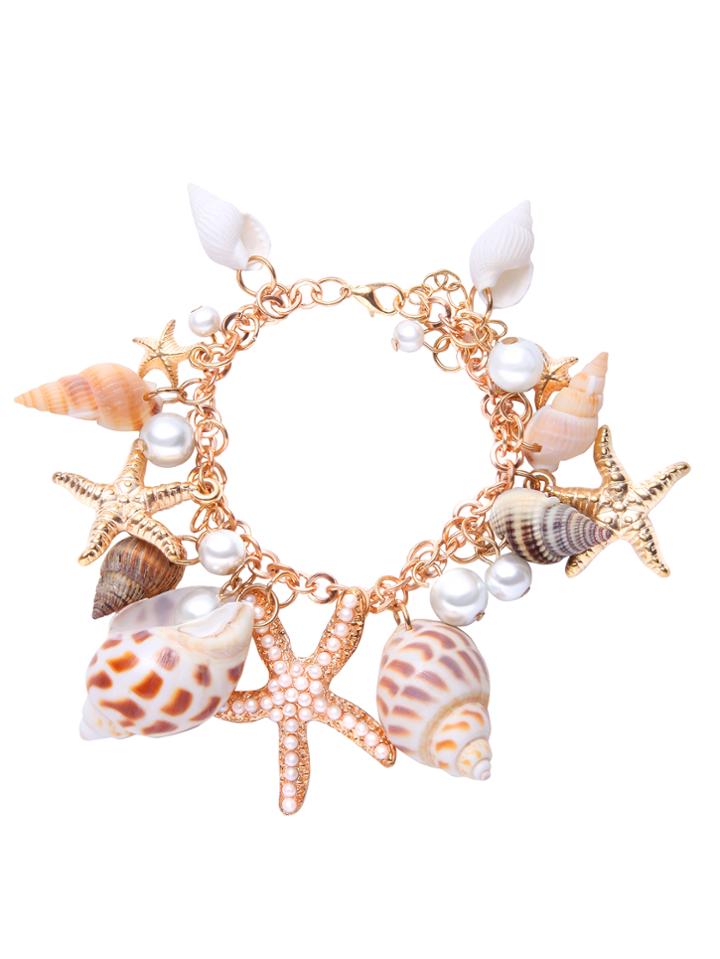 Shein Multi-element Beach Shell Bracelet