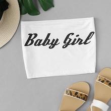 Shein Slogan Print Tube Top