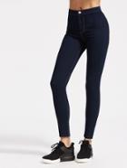 Shein High Rise Skinny Jeans With Top Stitching