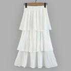 Shein Tiered Ruffle Pleated Skirt