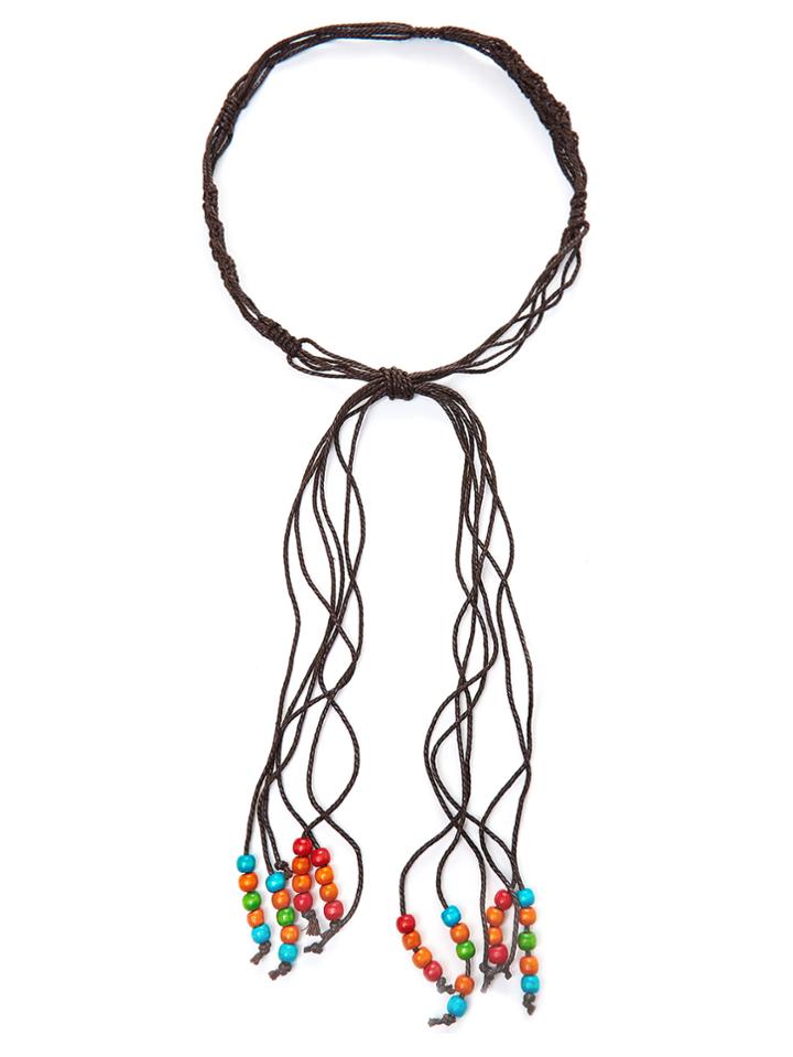 Shein Woven Beaded Belt