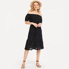 Shein Two Way Eyelet Embroidered Dress