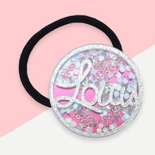 Shein Girls Glitter Hair Tie 1pc
