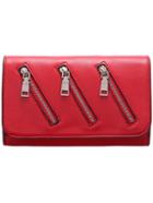 Shein Red Magnetic Zipper Chain Clutches