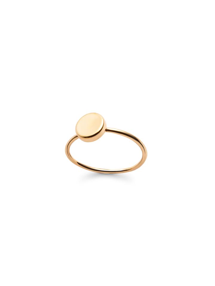 Shein Gold Plated Smooth Design Ring
