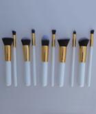 Shein Premium Synthetic Kabuki Makeup Brush Set Cosmetics Foundation Blending Blush