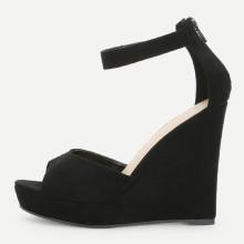Shein Two Part Wedge Sandals