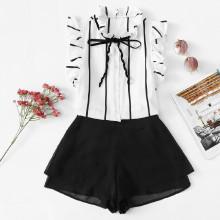 Shein Tiered Layer Mesh Shorts