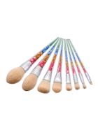 Shein Color Block Handle Makeup Brush 8pcs