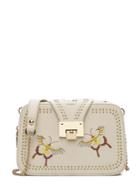 Shein Double Butterfly Embroidery Pu Chain Bag