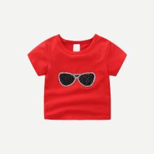 Shein Boys Glasses Print Tee