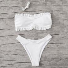Shein Frill Hem Bikini Set