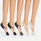 Shein Contrast Mesh Invisible Socks 5pairs