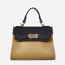 Shein Twist Lock Detail Satchel Bag