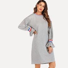 Shein Contrast Taped Side Dress