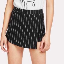 Shein Striped Overlap Shorts