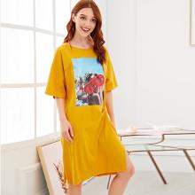 Shein Figure Print Night Dress