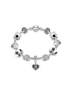 Shein Crown Decorated Chain Bracelet With Heart