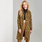 Shein Button Up Leopard Print Coat