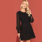 Shein Pleated A-line Dress