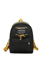 Shein Letter Print Lace Up Zipper Pocket Backpack