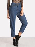 Shein Straight Ankle Jeans