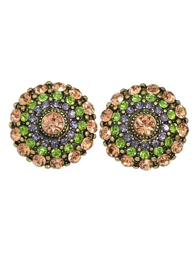 Shein Rhinestone Small Round Stud Earring