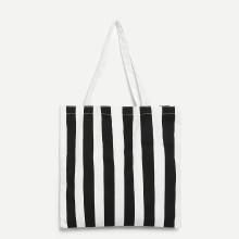 Shein Striped Tote Bag