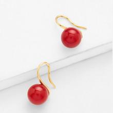 Shein Ball Detail Hook Earrings