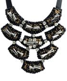 Shein Black Diamond Chain Necklace
