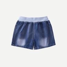 Shein Boys Solid Denim Shorts