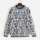 Shein Letter Print Drop Shoulder Jumper