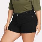 Shein Plus Raw Hem Denim Shorts