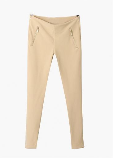 Rosewe Hot Sale Khaki High Waist Long Pants For Lady