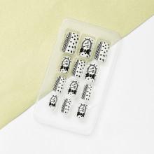 Shein Bow Pattern False Nail 12pcs