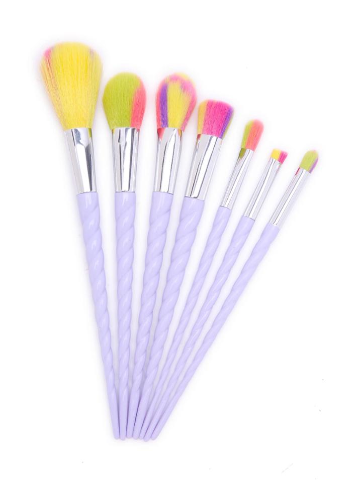 Shein White Screw Handle Makeup Brush 7pcs