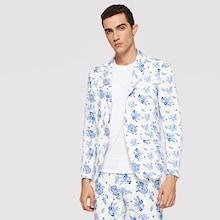 Shein Men Floral Print Blazer