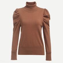 Shein Turtleneck Puff Sleeve Jumper