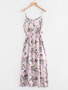 Shein Botanical Print Cami Dress