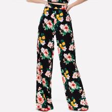 Shein Floral Print Wide Leg Trousers