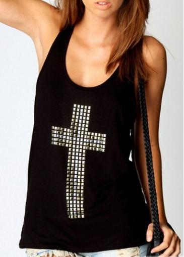 Rosewe Trendy Scoop Neck Sleeveless Summer Vest For Woman